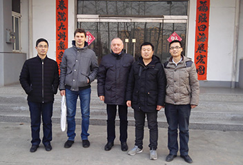 New Zealand foreign guests visit at our factory